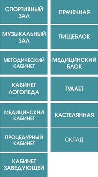 Таблички на кабинеты